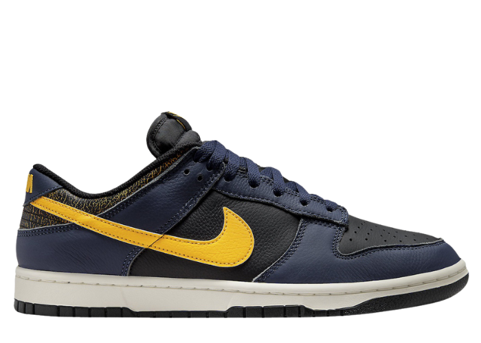 The Nike Dunk Low Black Michigan Releases February 2024